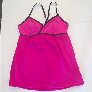 Lululemon Fuchsia Pink Workout Top